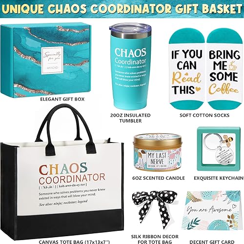 Miniatura 2 de Regalos de agradecimiento y de cumpleaños con bolsa de lona para mujeres, profesionales, compañeras de trabajo, día profesional, gerente, jefa,