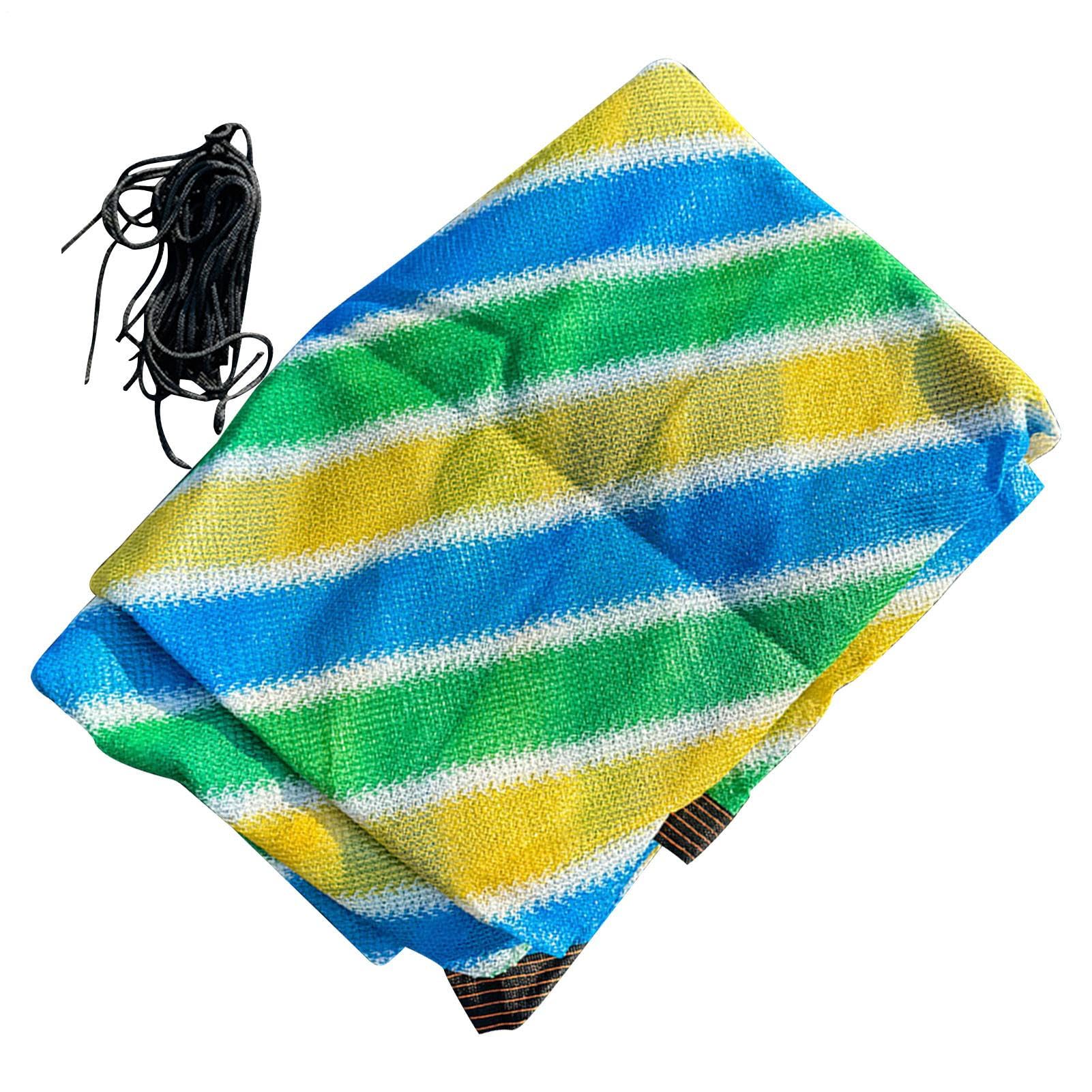 Durabled Trampolín Shade Cover, Cama elástica de lluvia, PU UV-Resistant Heavy-Duty Replacement Top for Fitness Workouts, Storm-Proof Anchoring & Toddler Safety