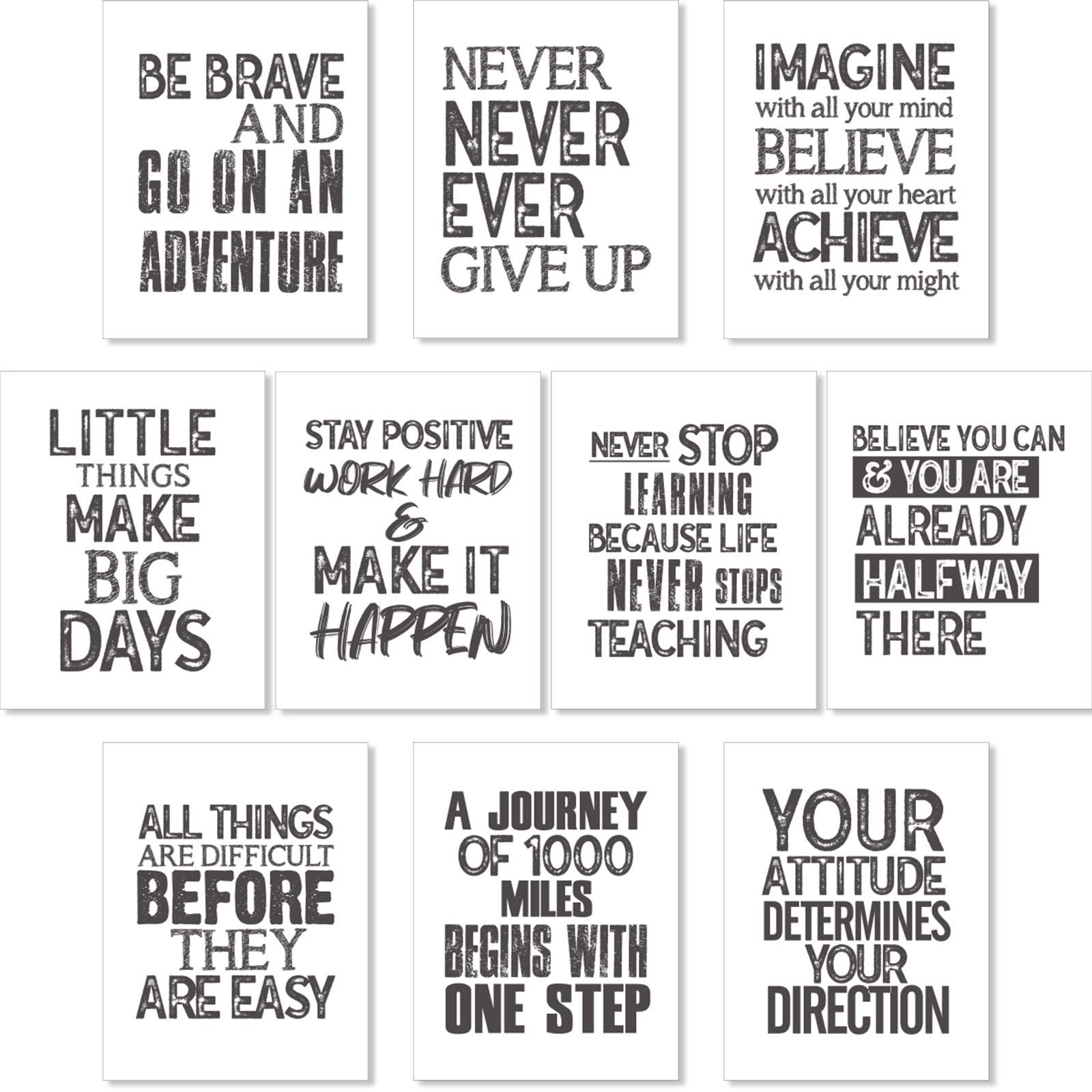 Buy 10 Pieces Inspirational Wall Positive Quote s Wall Decor
