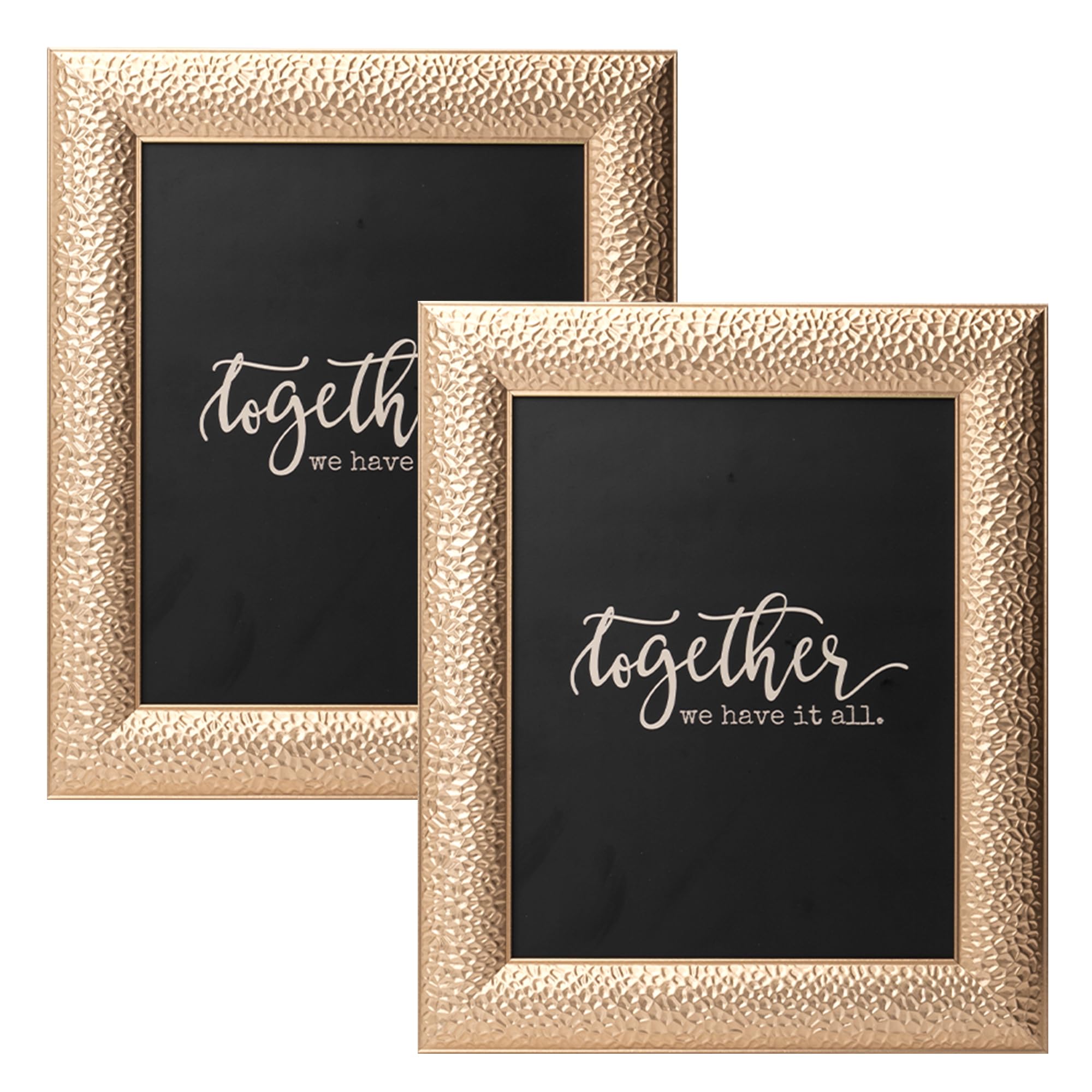 Cadre photo doré champagne ArtbyHannah 20,3x25,4 cm pour table et mur