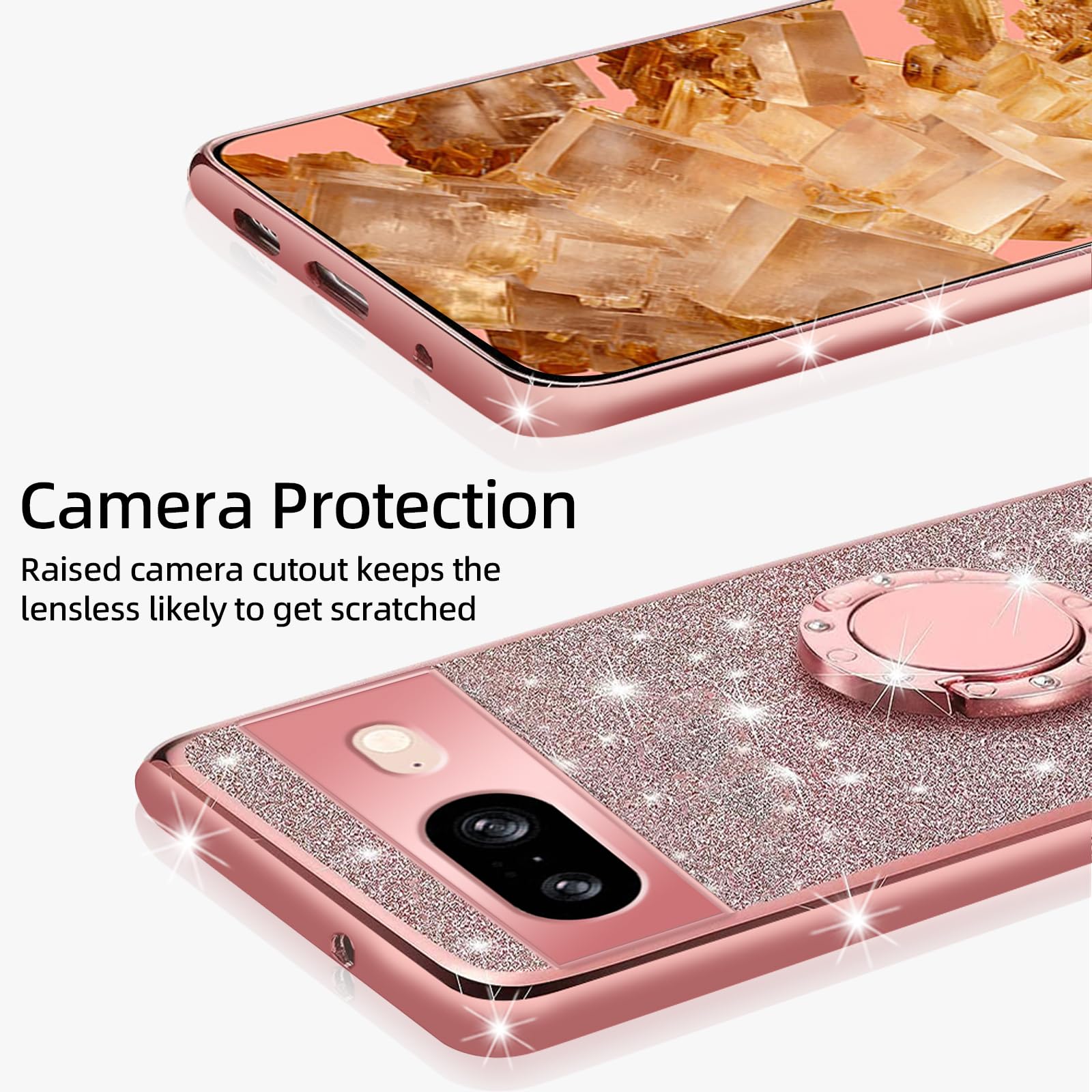 Google Pixel 8★SIMフリー★Roseケース付き！ SIMフリー) グーグル Google Pixel 8 5G GZPFO 128GB ローズ