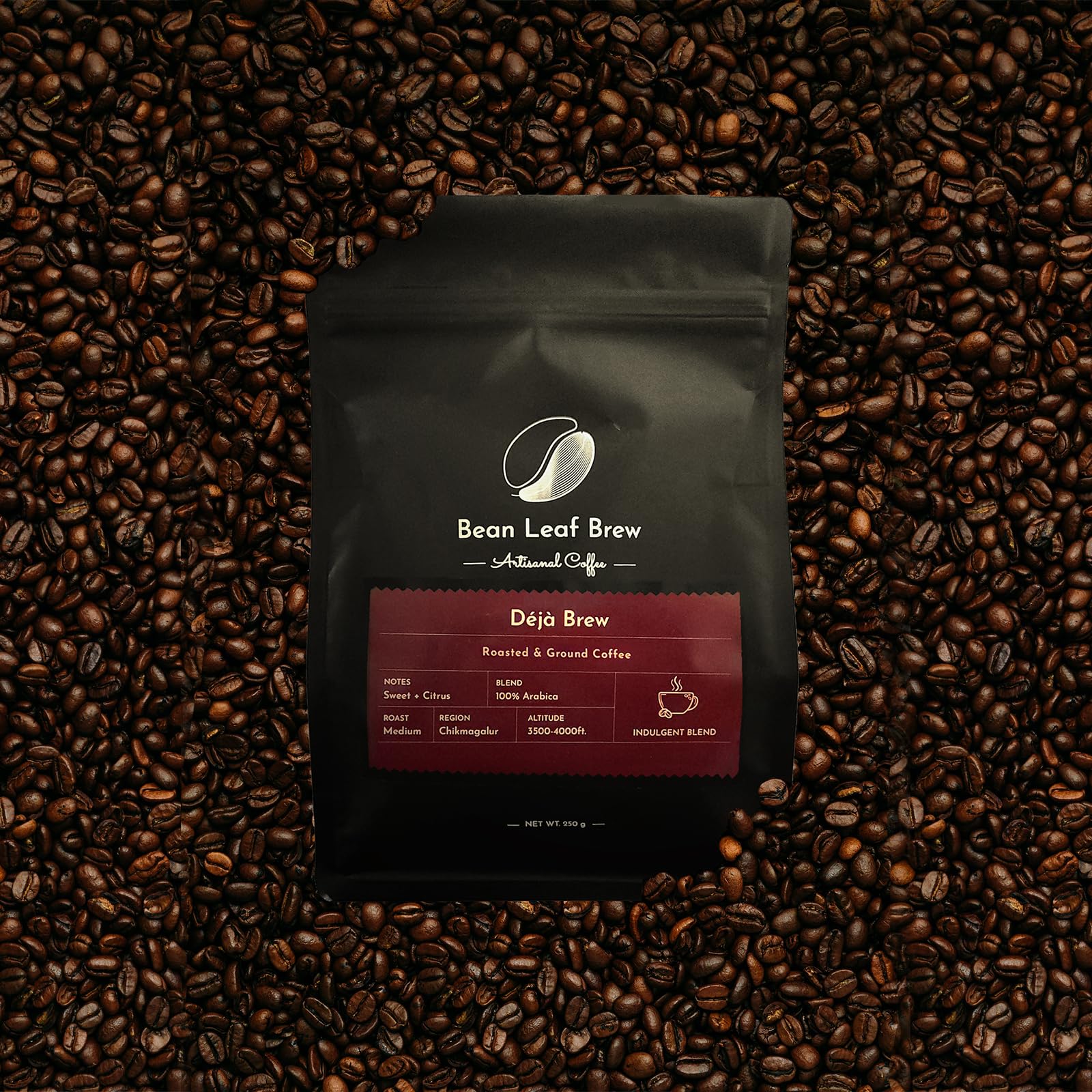 Bean Leaf Brew |Roasted and Ground Coffee 100% |Deja Brew| Indulgent Blend |Medium Roast| 250 GM(Cold Brew) (B0CHZ6MWPK) Amazon Price History, Amazon Price Tracker
