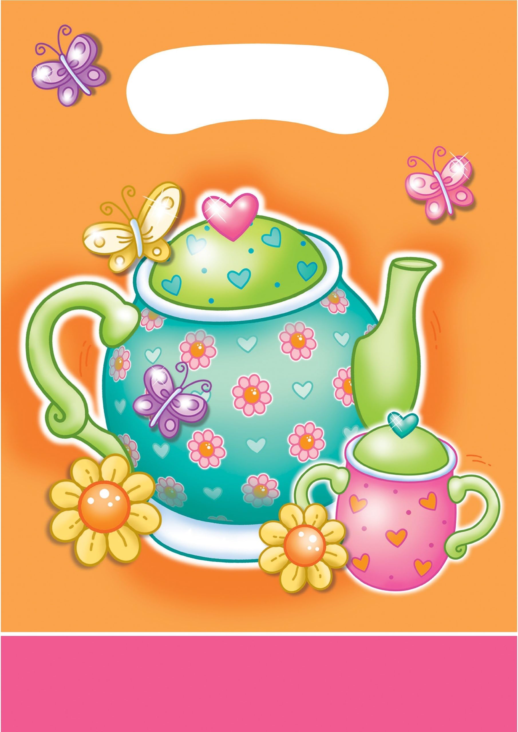 Creative Converting Tableware Tea For You Party Set (Loot Bags)