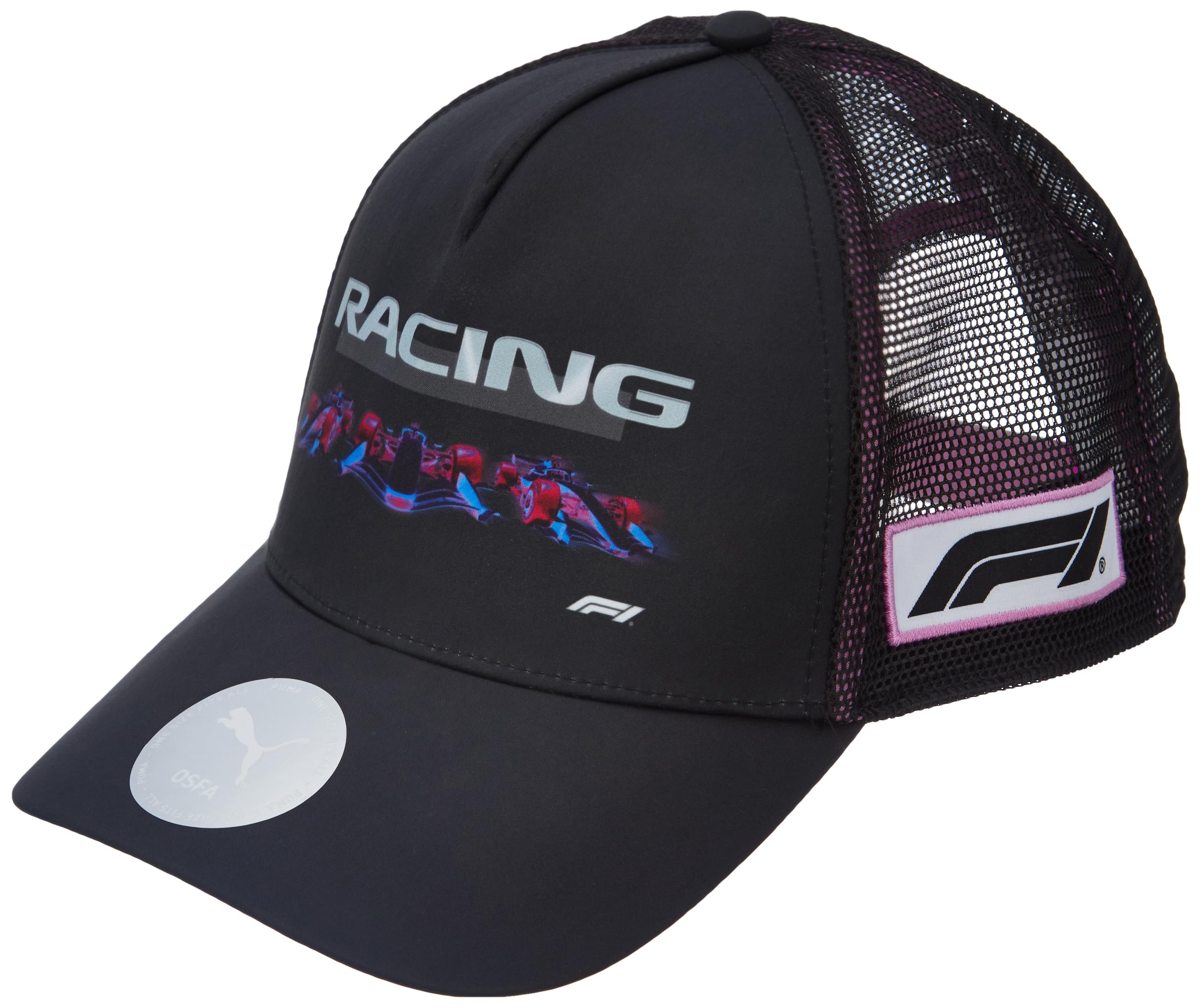 PUMA | Formula 1 Graphic HD Print Trucker Cap Black-picture-11