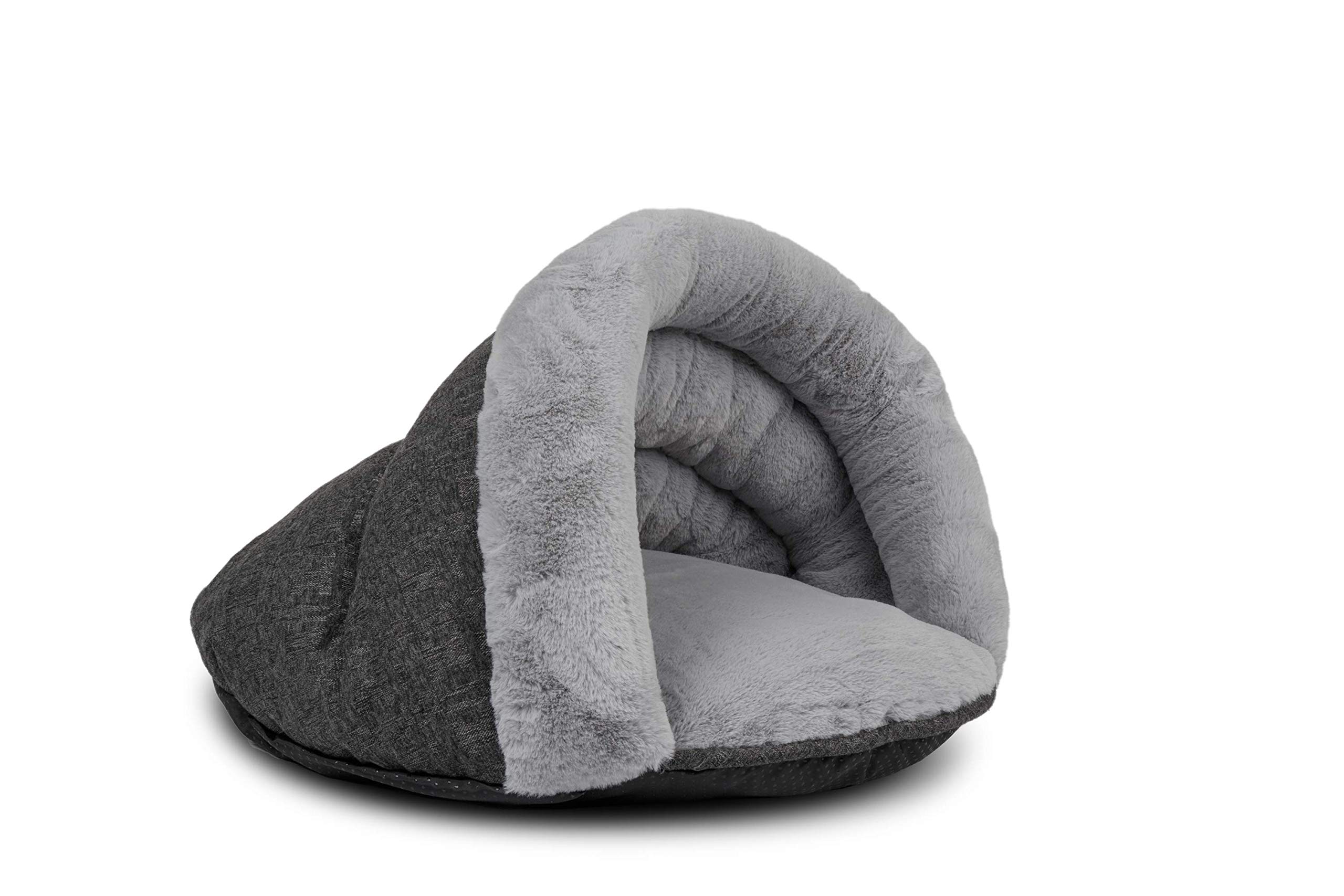 TrendPet LunaSuite Kuschelbett für Katzen oder kleine Hunde (Grau)