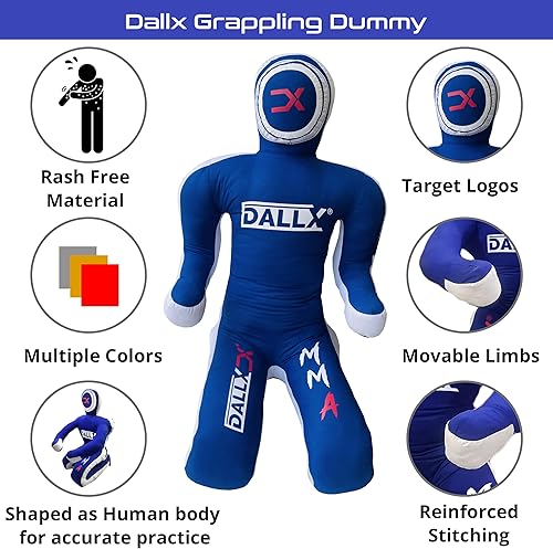 Miniatura 2 de MMA Grappling Submission Sitting Dummy for Wrestling Judo Karate BJJ JIU Jitsu Punching Dummies Mixtas Marciales Entrenamiento Policial Autodefensa