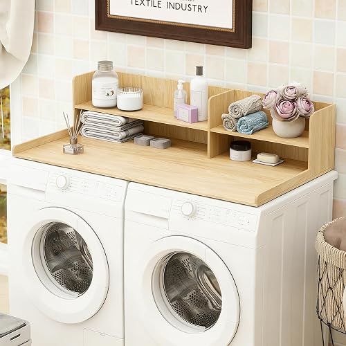 Washer and Dryer Countertop, 54.7" W X 28.3" D Wooden