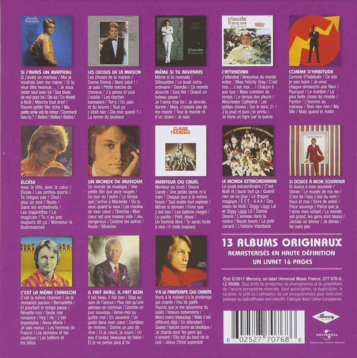 L'intégrale Des Albums Originaux 1963-1972 [Coffret 13 CD]