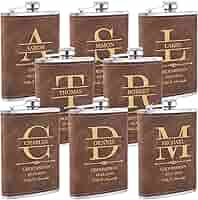 Set 4 Fiaschette Personalizzate Testimoni - 237ml Acciaio Inox Con Incisione - Foto 9