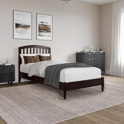 AFI, Quincy Twin XL Solid Wood Low Profile Platform Bed,