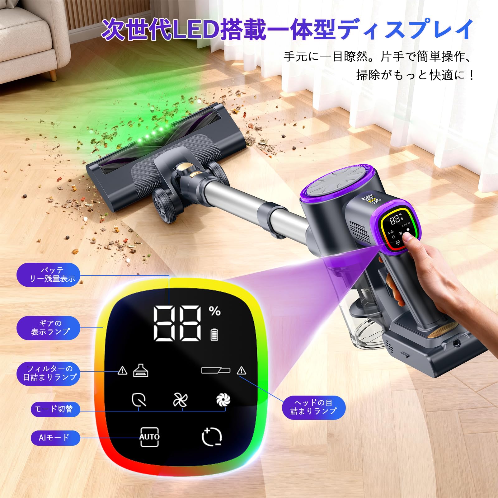Amazon.co.jp: Bivark掃除機 交換部品 掃除機フィルター BK003-pro適応