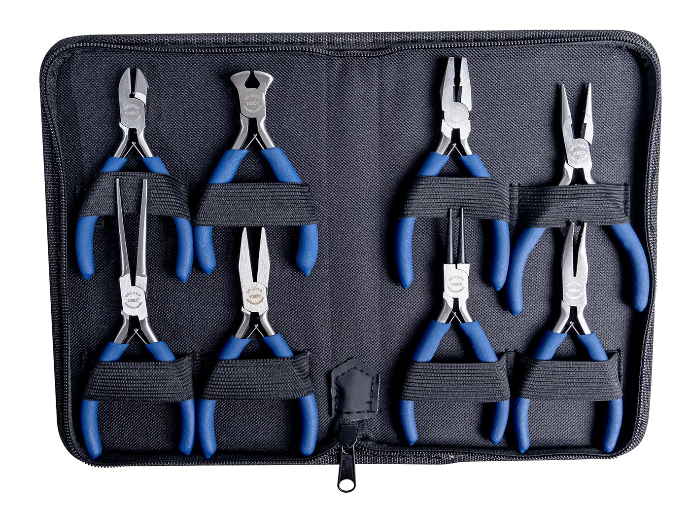 Brüder Mannesmann 8-pcs. Electronic plier set | M10808