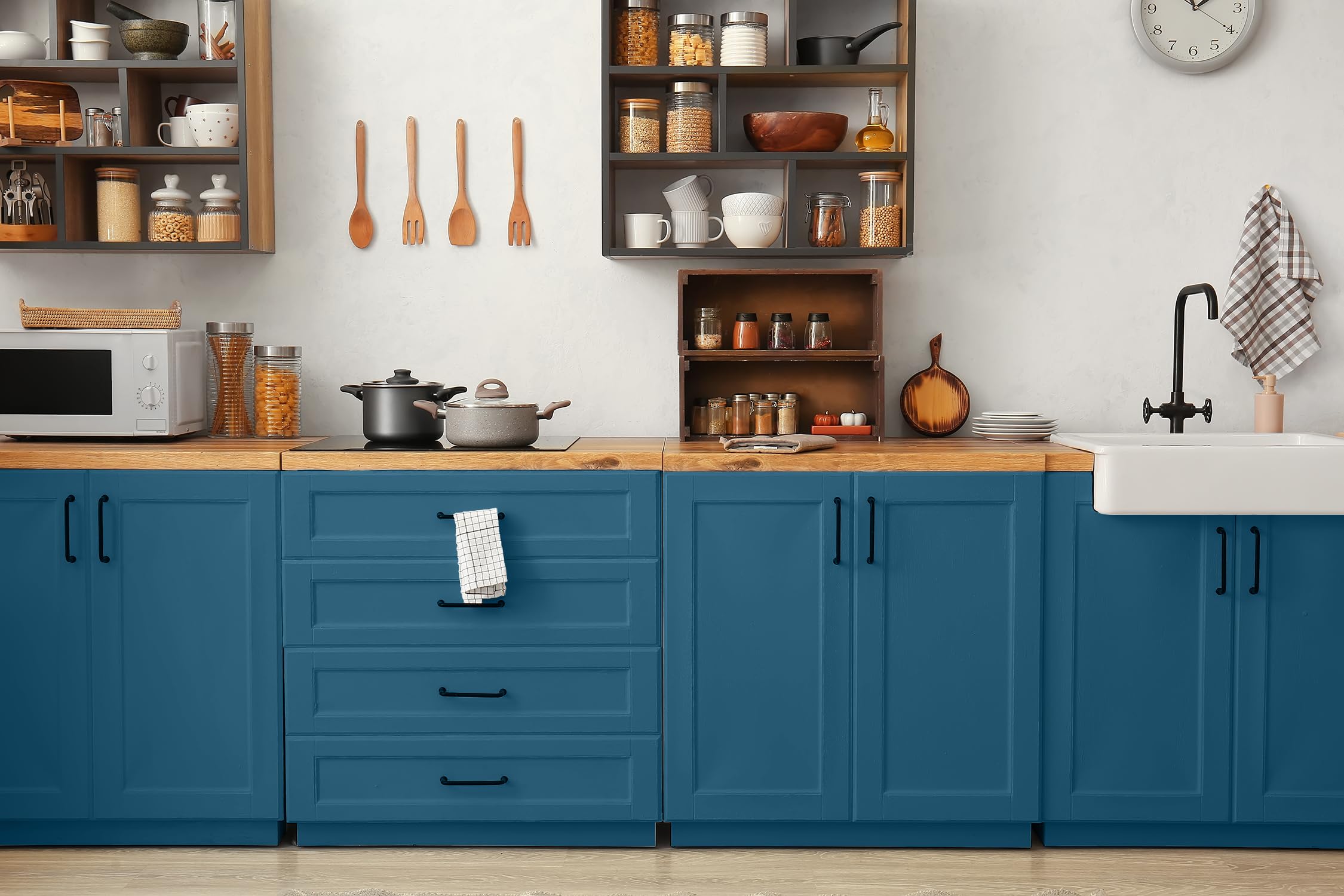 Caleo Color Barniz WALGESANG azul oscuro, 0,68 litros, barniz ecológico para muebles, natural, sin disolventes, apto para juguetes