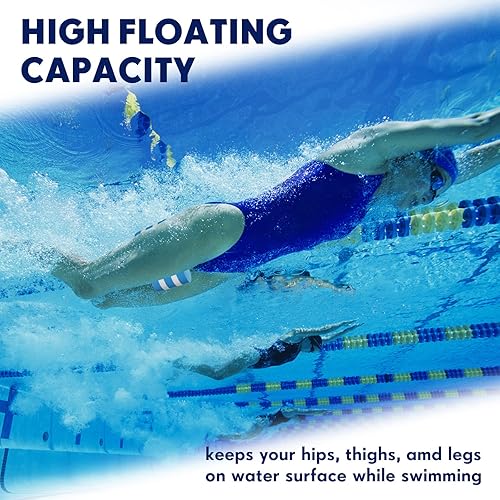 Miniatura 2 de Junkin 2 piezas de 5 capas de natación boya EVA flotador de pierna flotador de natación accesorios de natación piscina equipo de ejercicio para