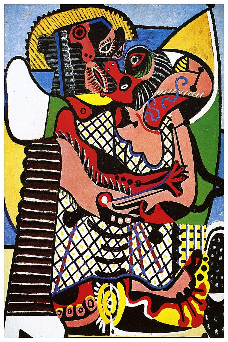 Artist Pablo Picasso Poster Print of Painting Le Baiser (The kiss) - 24x36