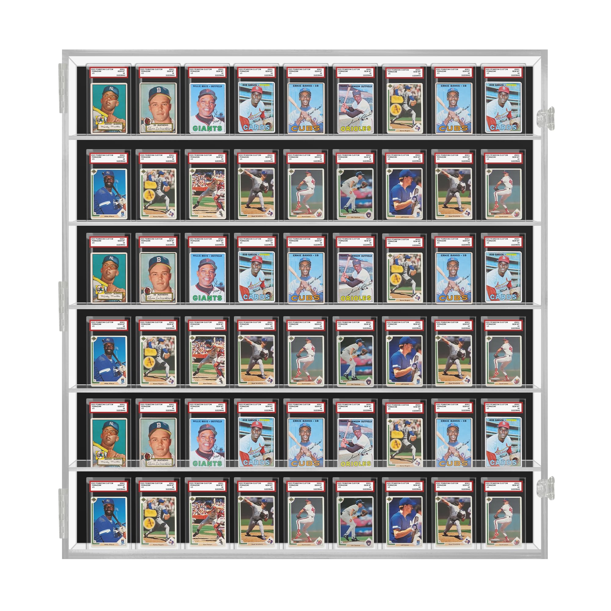 Amazon.com: PENNZONI Baseball Card Display Case - 54 PSA