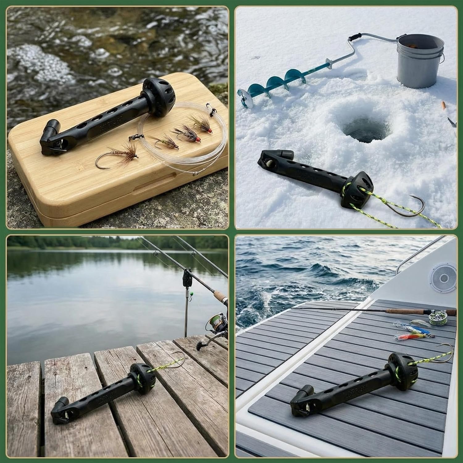 Fly Roost Magnetic Fly Threader, Magnetic Fly Threader, Universal Knot Helper Knot Assist for Threading Hooks, Fishing Accessory to Easily Rig Small Flies — view 3
