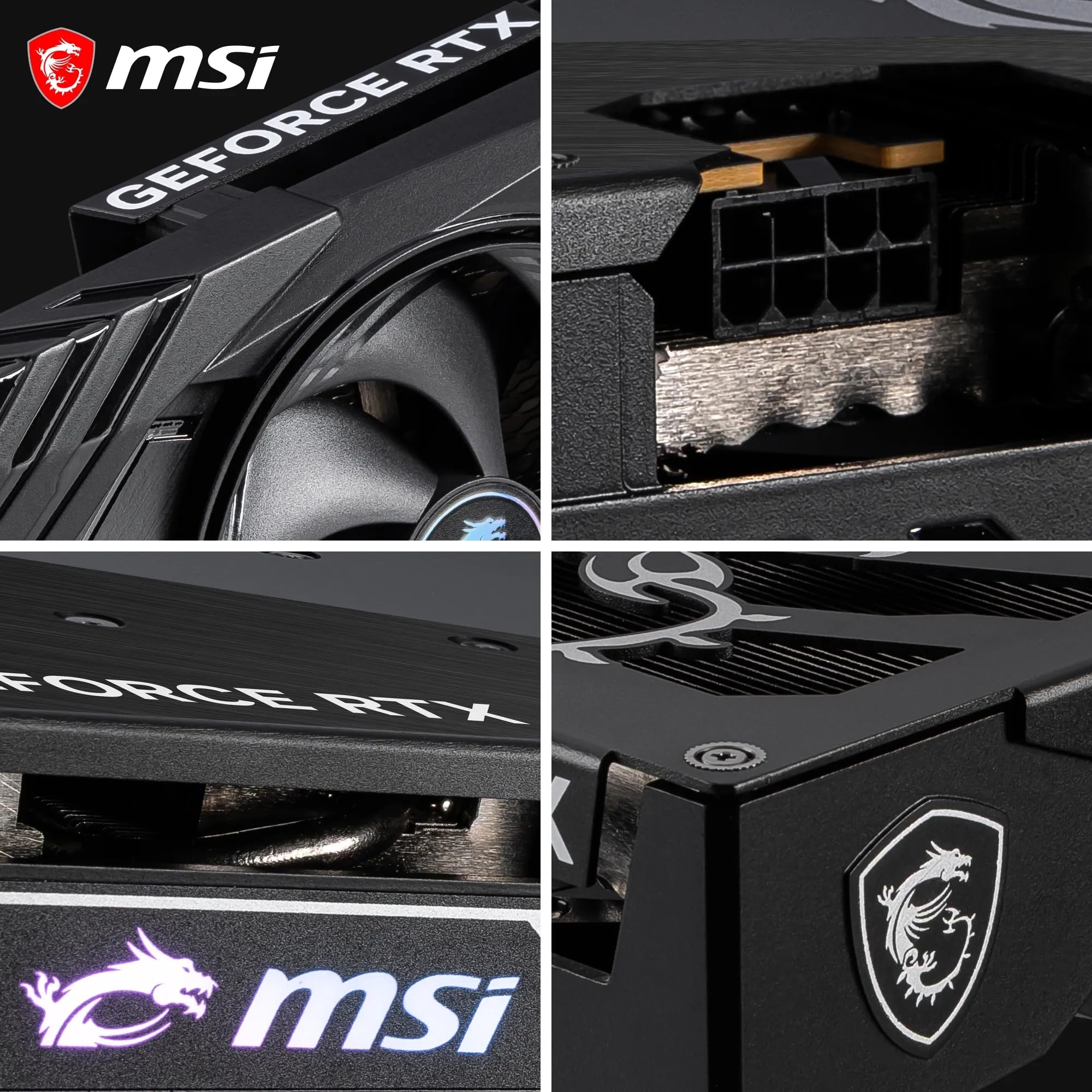 MSI GeForce RTX 5060 8G Gaming OC - 8GB GDDR7 (28Gbps/128-bit), PCIe 5, Boost: 2625 Hz, HDMI 2.1b, DisplayPort 2.1b