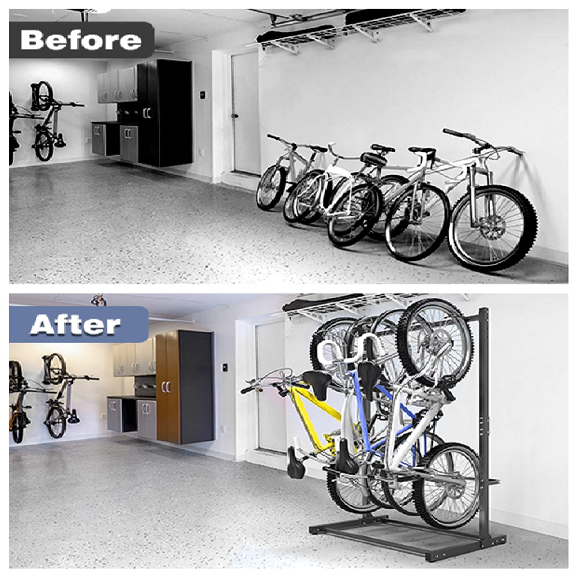 Amazon.com : WALMANN Freestanding Bike Stand for Garage, 4 Bikes Amazon.com : WALMANN Freestanding Bike Stand for Garage, 4 Bikes