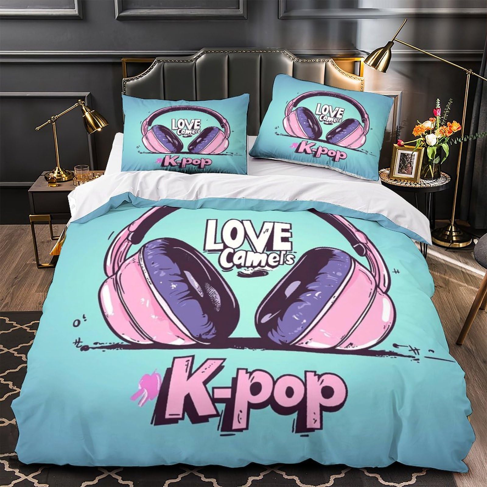 Housse de couette K-Pop 3 pièces le cadeau idéal pour ados et couples
