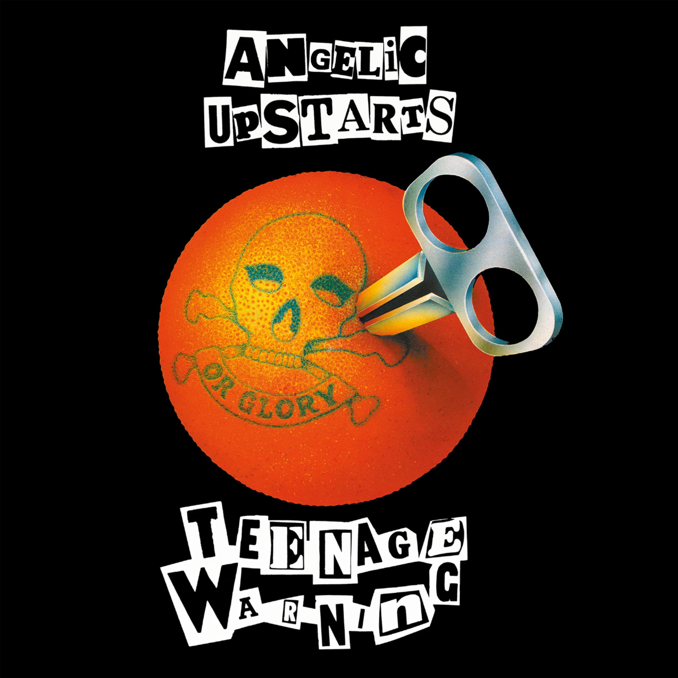 Angelic Upstarts Teenage Warning Orange Vinyl LP