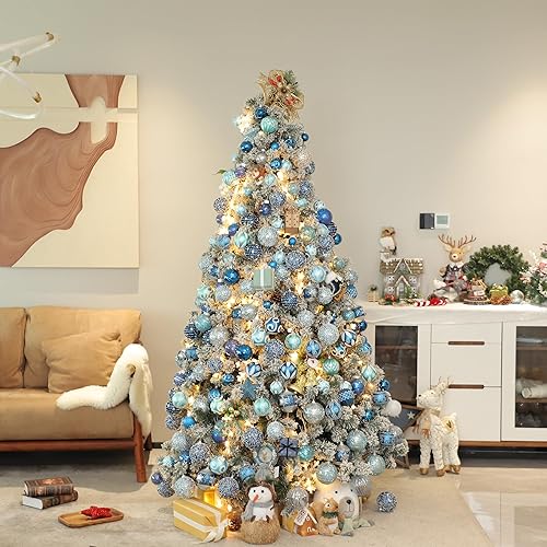 Miniatura 6 de Adornos de bola de Navidad de 3.15 pulgadas, 12 piezas de bolas de espuma con lentejuelas con purpurina, irrompibles, decoraciones de Navidad, bolas