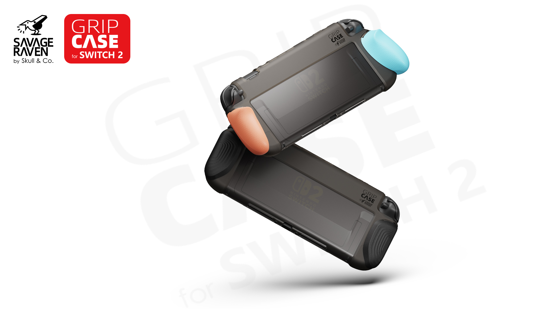 Savage Raven Por Skull & Co. GripCase: Capa protetora macia com