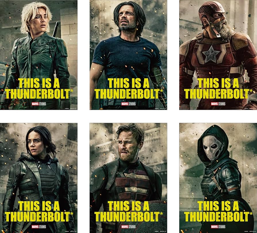 【レア】【米国正規品】サンダーボルツ 米国 オリジナルポスター Amazon.co.jp: 映画 サンダーボルツ* ポスター 2025