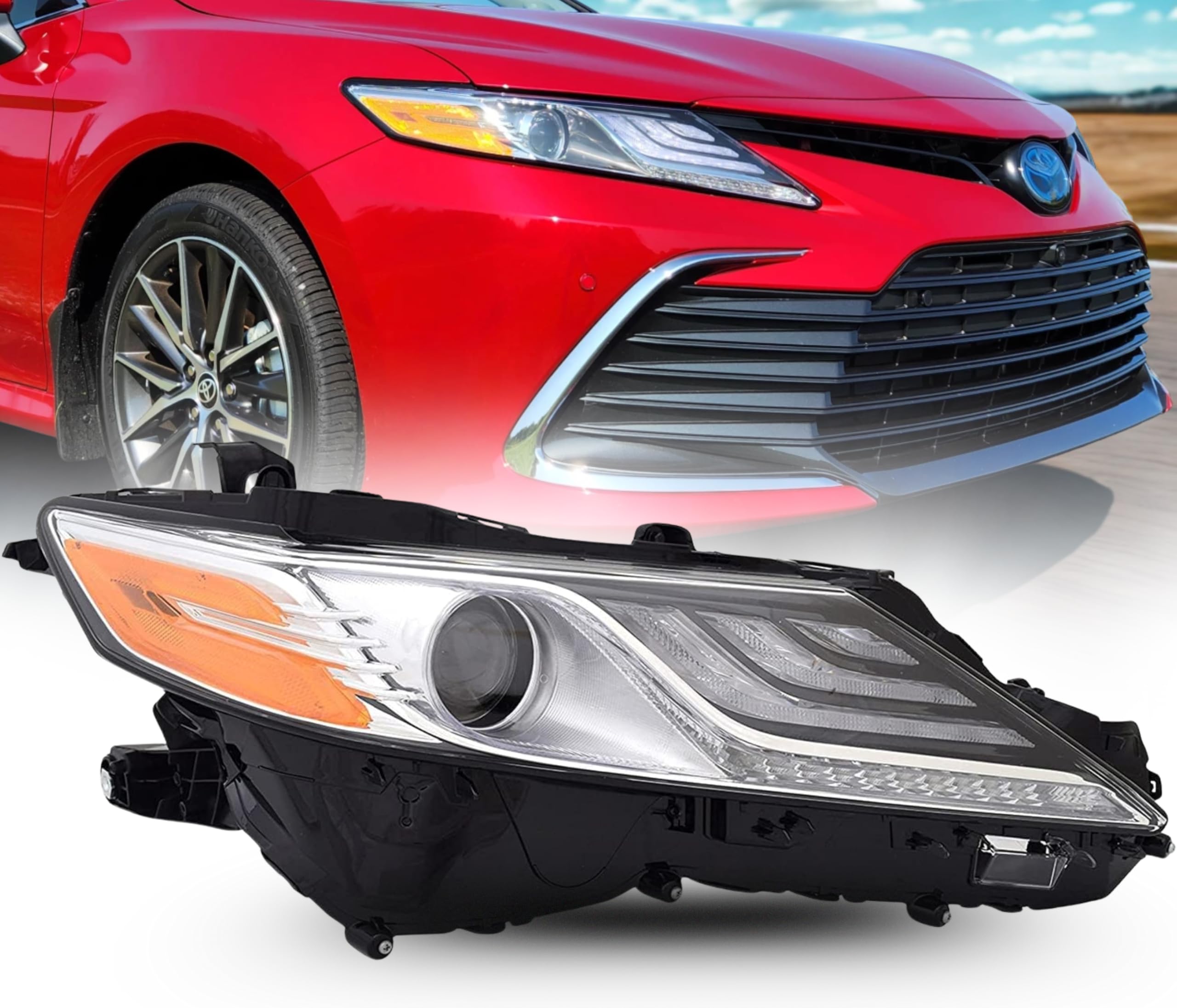 Amazon.com: Headlight Assembly Replacement For Toyota 2020 Camry