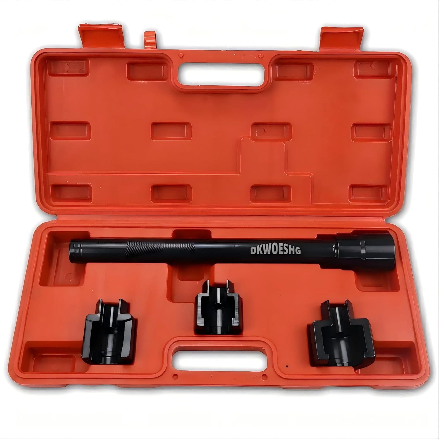 Inner Tie Rod Removal Tool Kit, Tie Rod End Remover & Installer Set for Cars and Trucks with 3 Crowfoot Adapters
