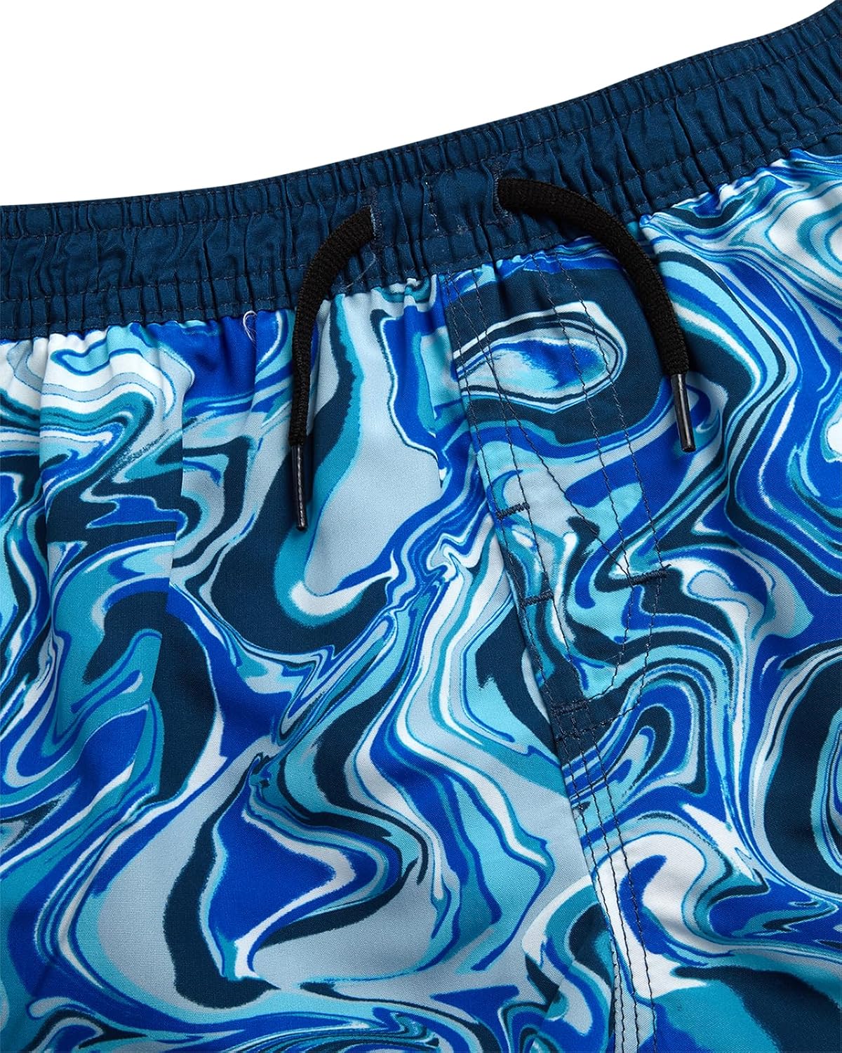 Volcom Baby Boys Swim Set - 2 Piece Short Sleeve Swim Shirt Graphic Tees & Board Shorts, Infant Toddler Little Boys Swimsuit - Image 5