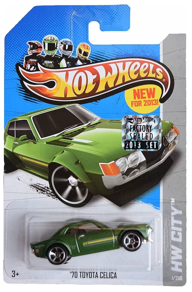 Amazon.com: Hot Wheels '70 Toyota Celica, [Green] City 1/250