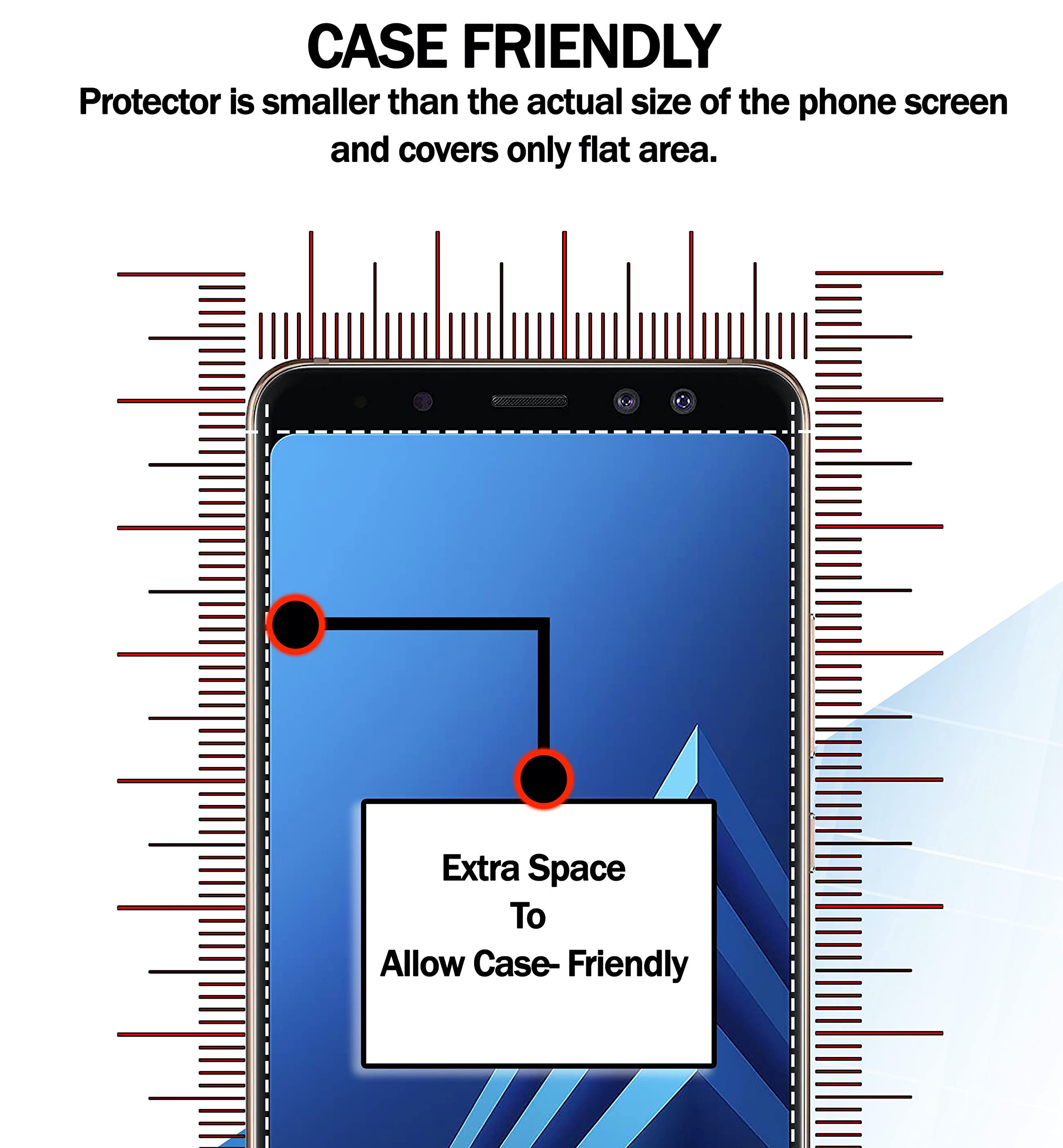 E-Hamii Screen Protector Compatibile con Huawei P10[Nero],[Alta
