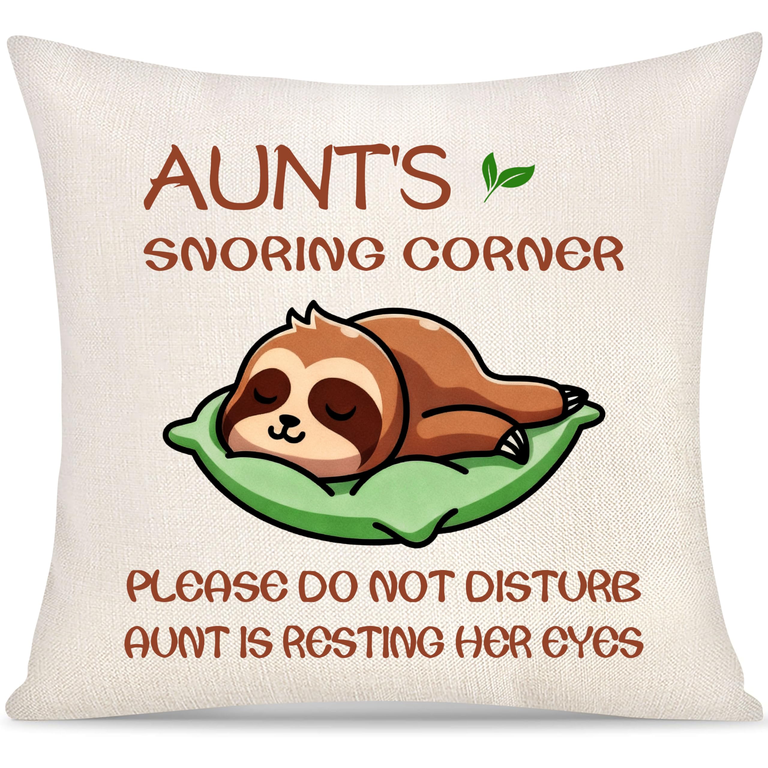 Yoskiasd Aunt Cushion Cover Throw Pillow Cover Gifts from Niece Nephew Auntie Birthday Decoration (aunt)