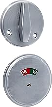 Falcon D271626 30253 10094 Turn Inside x Occupancy Indicator Deadbolt G6,Silver