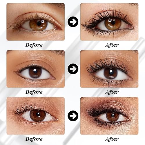 Miniatura 5 de Máscara de pestañas Judy, 2 unidades, pestañas rizadoras 3D, rímel de hierro con cepillo de hierro, máscara de metal extra delgada lavable,