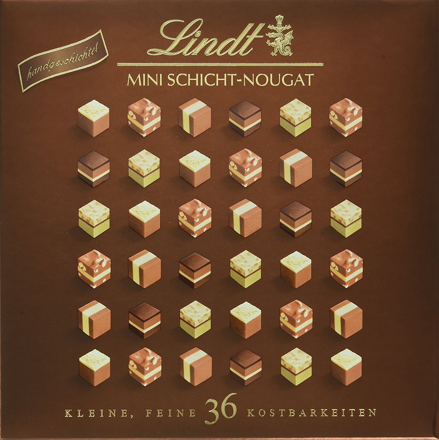 2er Pack Lindt & Sprüngli Mini Pralinés Nougat (2x165g)