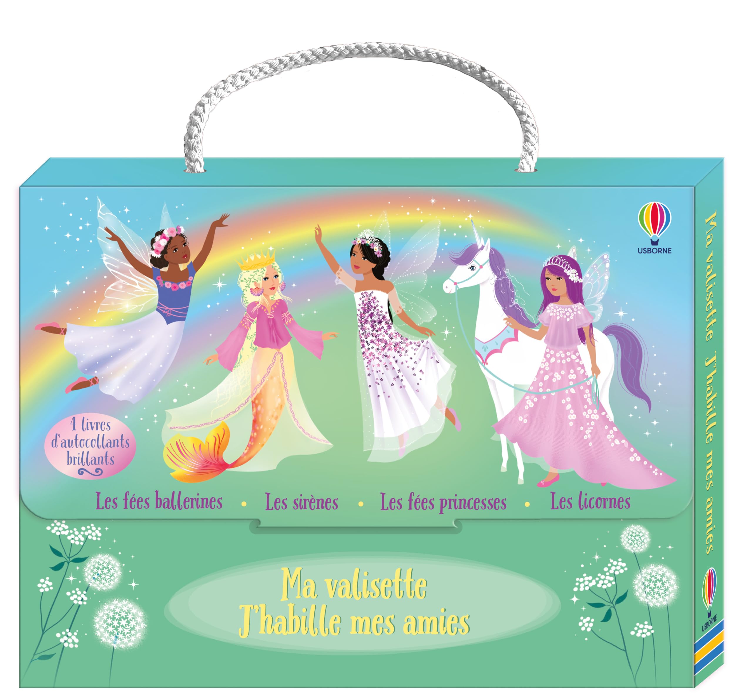 Ma valisette J'habille mes amies Les fées ballerines, Les sirènes, Les fées princesses et Les licornes - Dès 5 ans