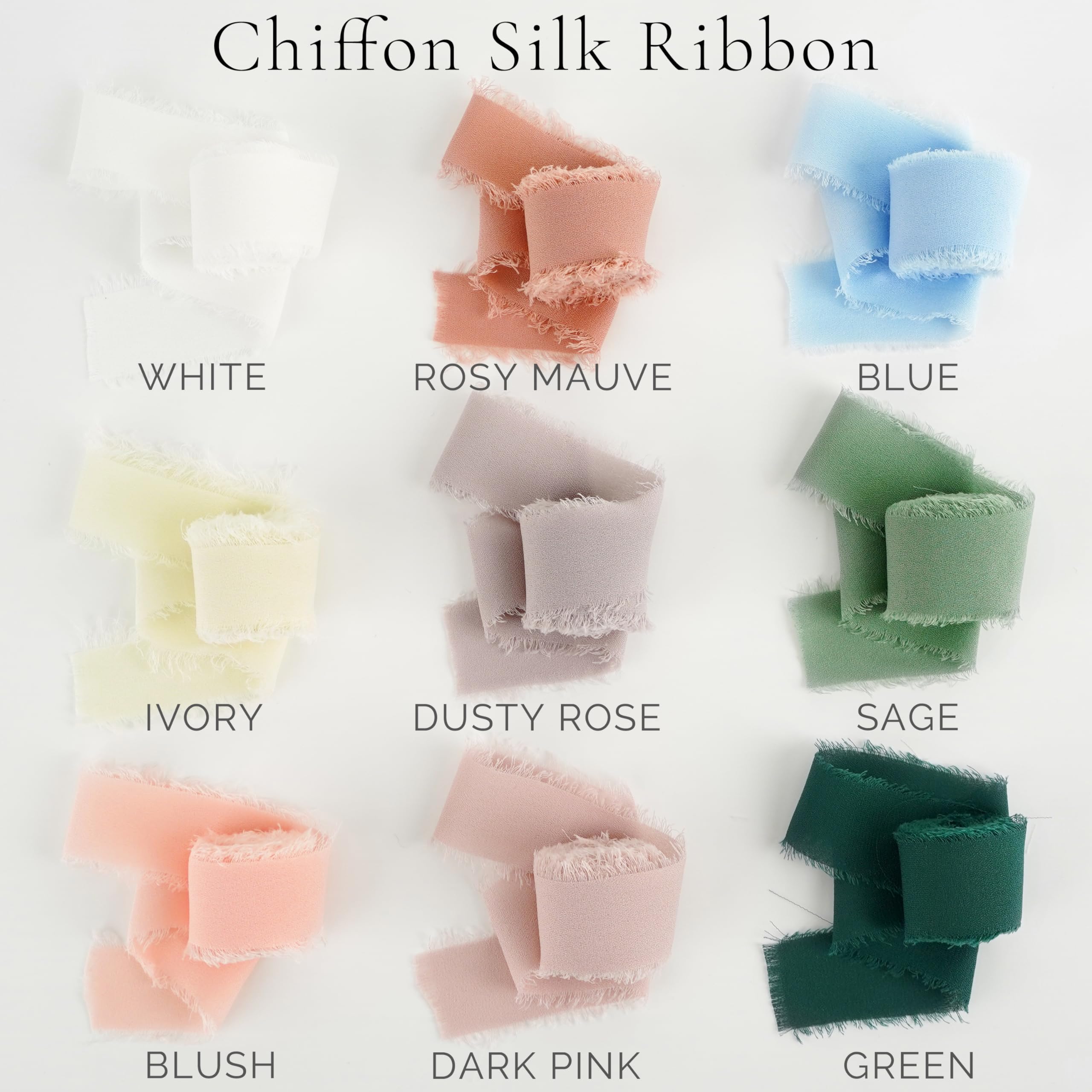 m me eme Milky chiffon ribbon set up