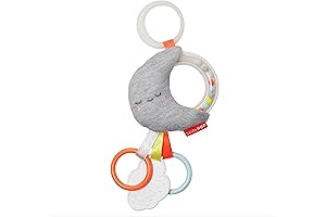 Skip Hop Celestial Dreams Silver Lining Cloud Rattle Moon