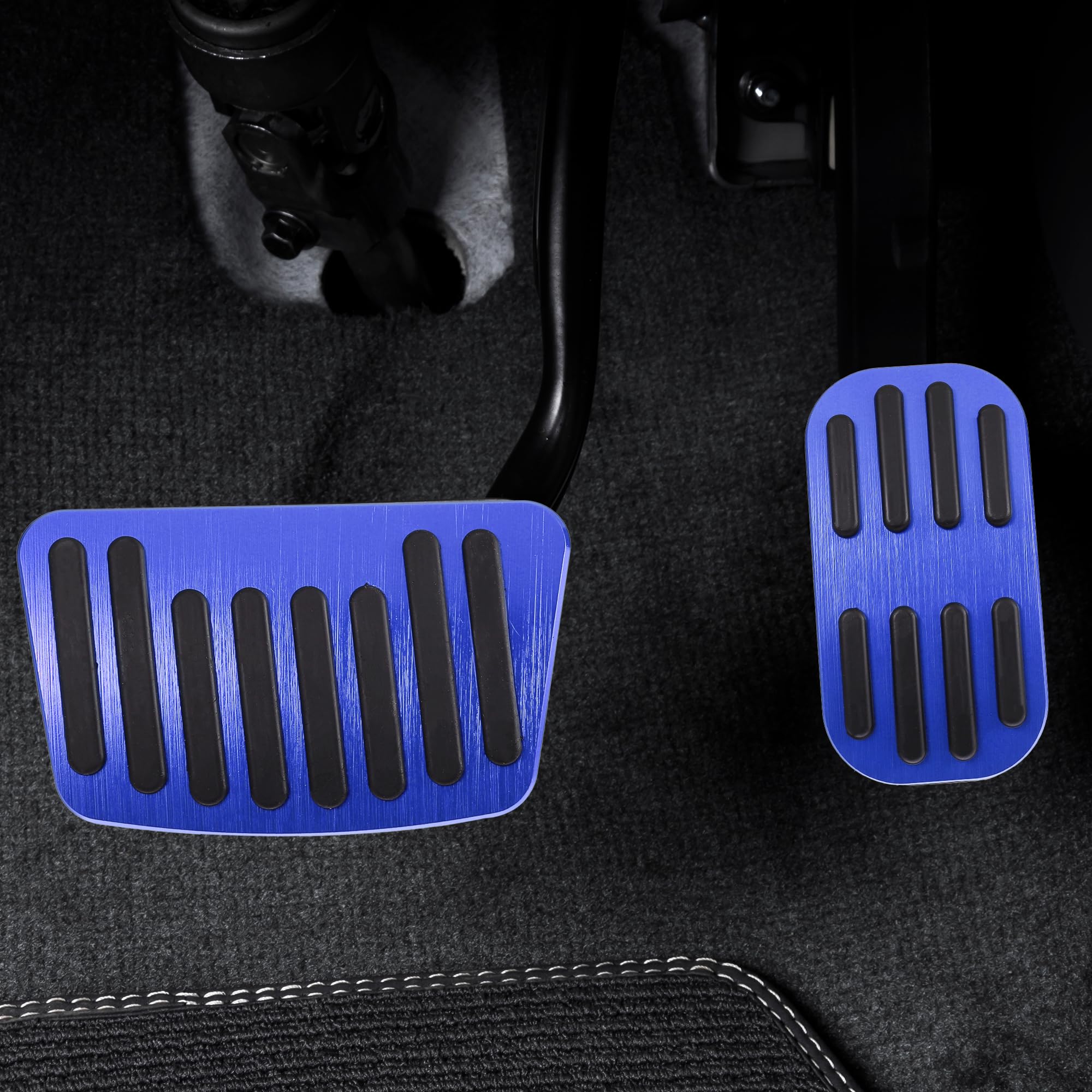 Car Brake & Accelerator Pedal Covers With Foot Rest | Compatible With Toyota C-HR 2016-2021 & Corolla 2019-2020 | Anti-Slip Protection