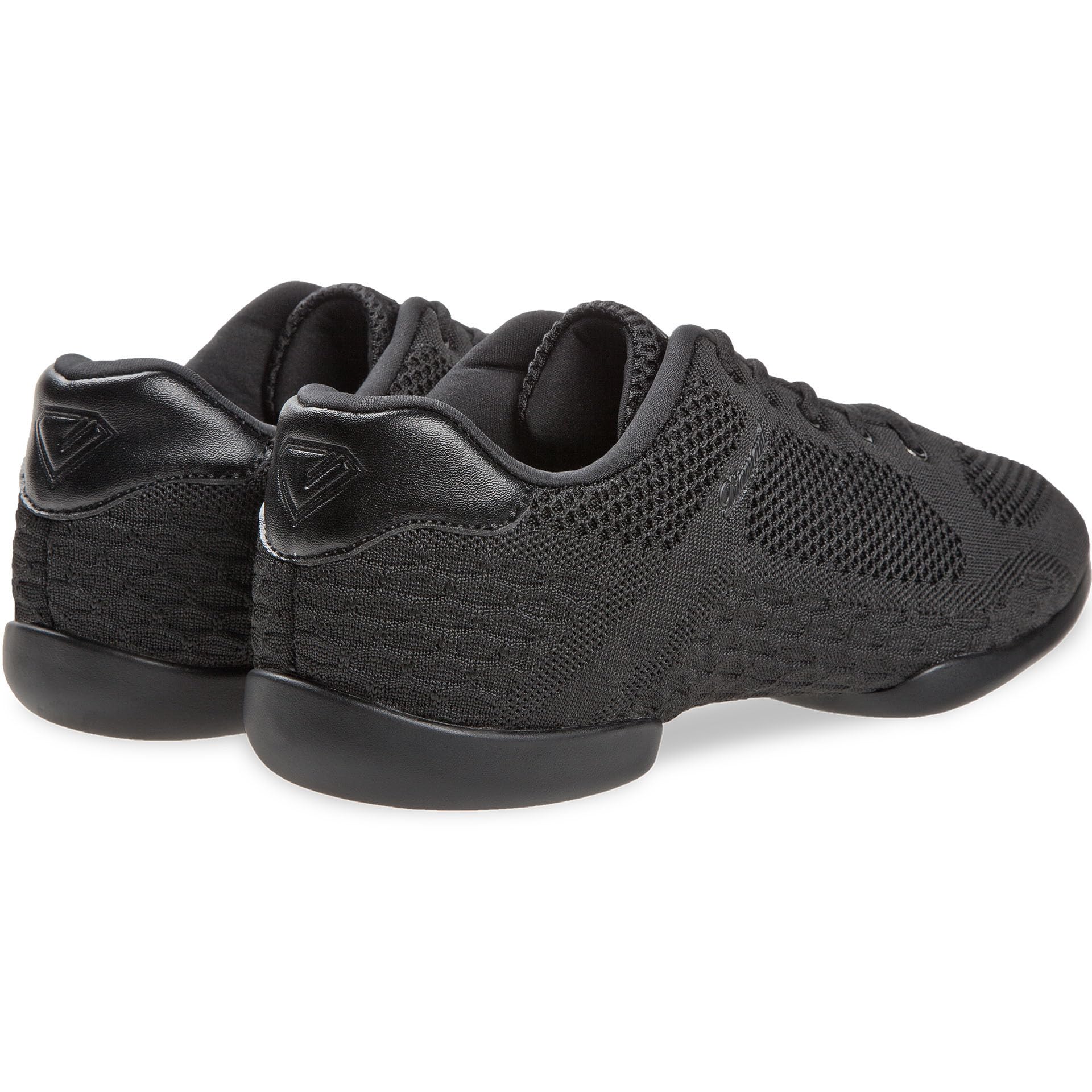 Diamant Baskets de Danse Mixtes - Tune Black - Matériau en Maille de qualité supérieure - Semelle divisée avec Points de Rotation