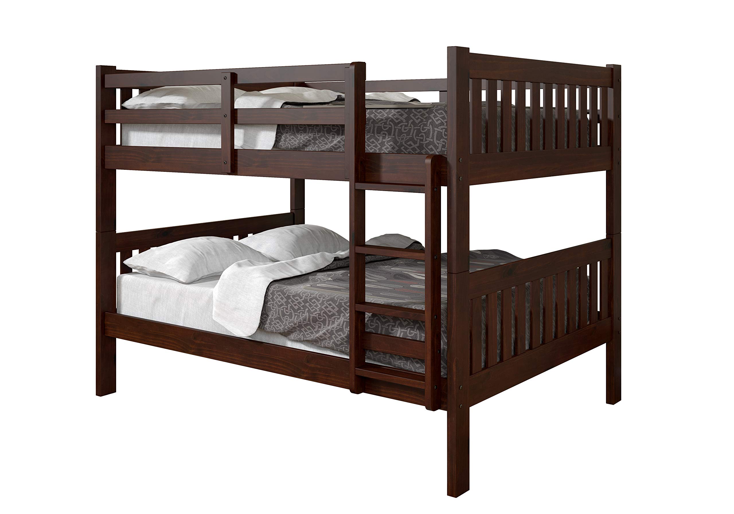 Donco Kids Austin Mission Full Over Full Cappuccino Bunkbed