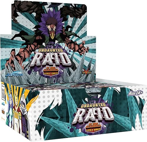 Miniatura 8 de Jasco My Hero Academia - Juego de cartas coleccionables Serie 5 Undaunted Raid Booster Display  Contiene 24 paquetes de expansión de 11 cartas,