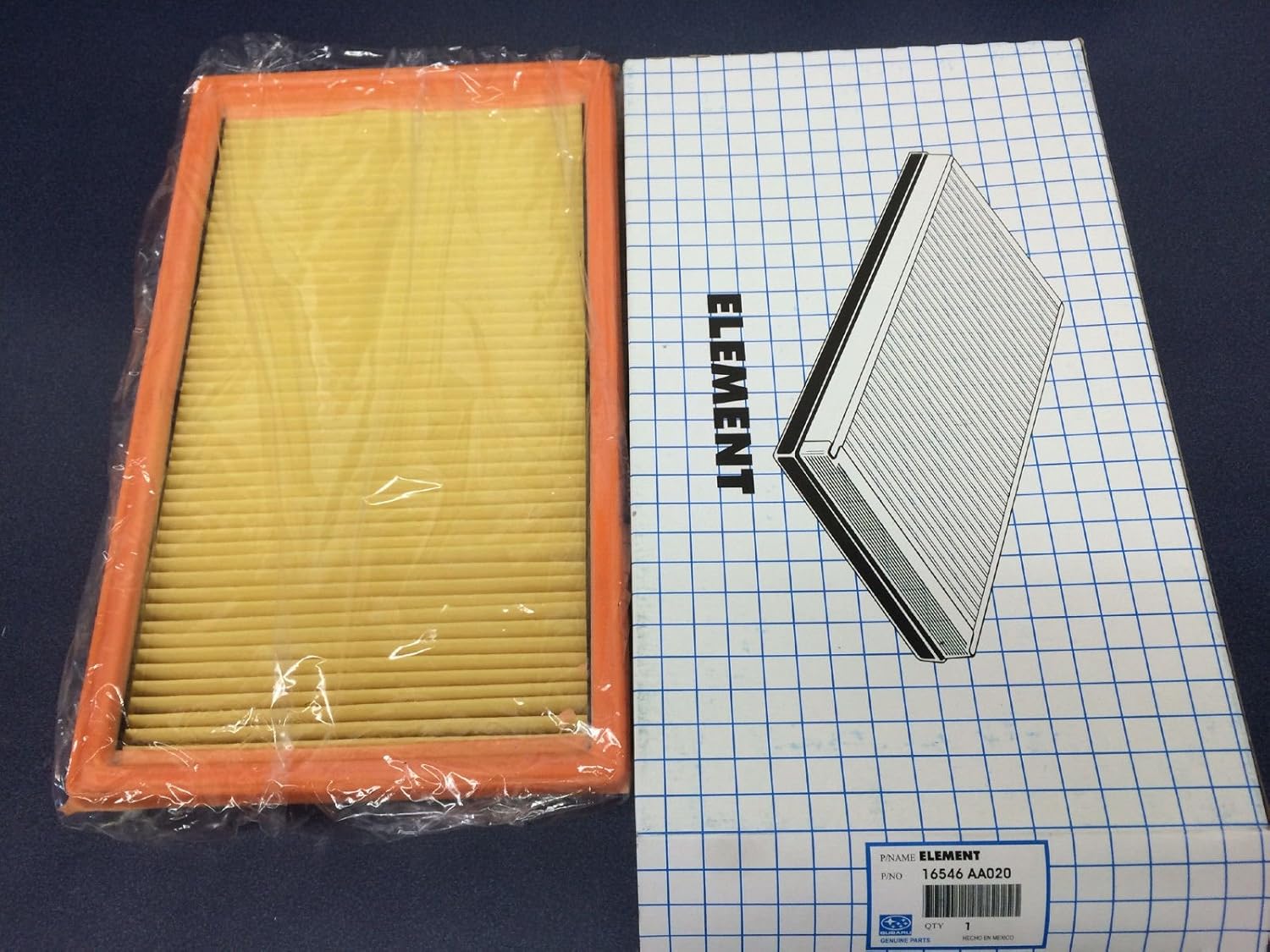 OEM Subaru Air Filter 16546AA020 Forester Legacy Impreaza Outback Sti Wrx NEW 1990-2008