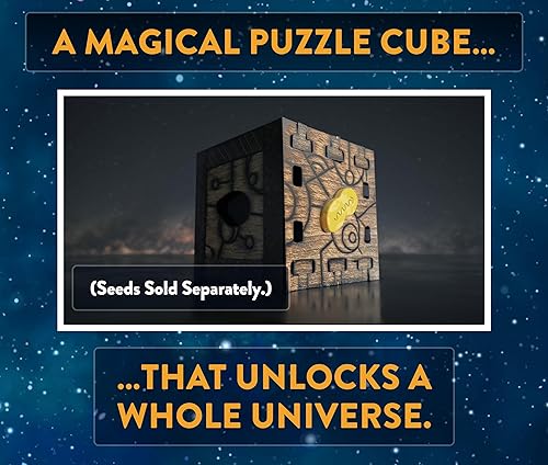 Miniatura 2 de The Starlings Puzzle Cube - Caja de madera tallada intrincadamente