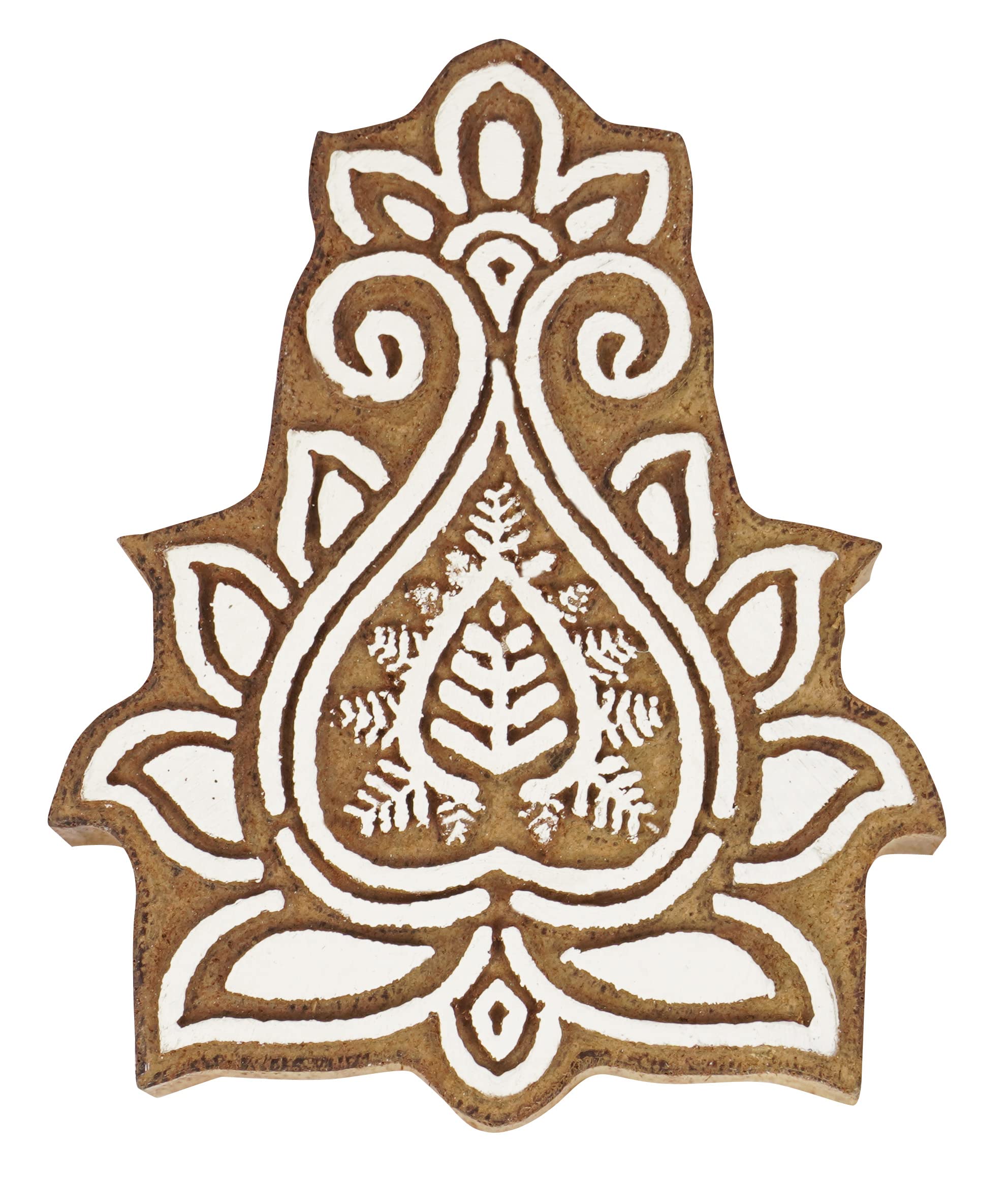 Bloc d'impression textile pour personnaliser vos tissus d'ameublement au motif damassé