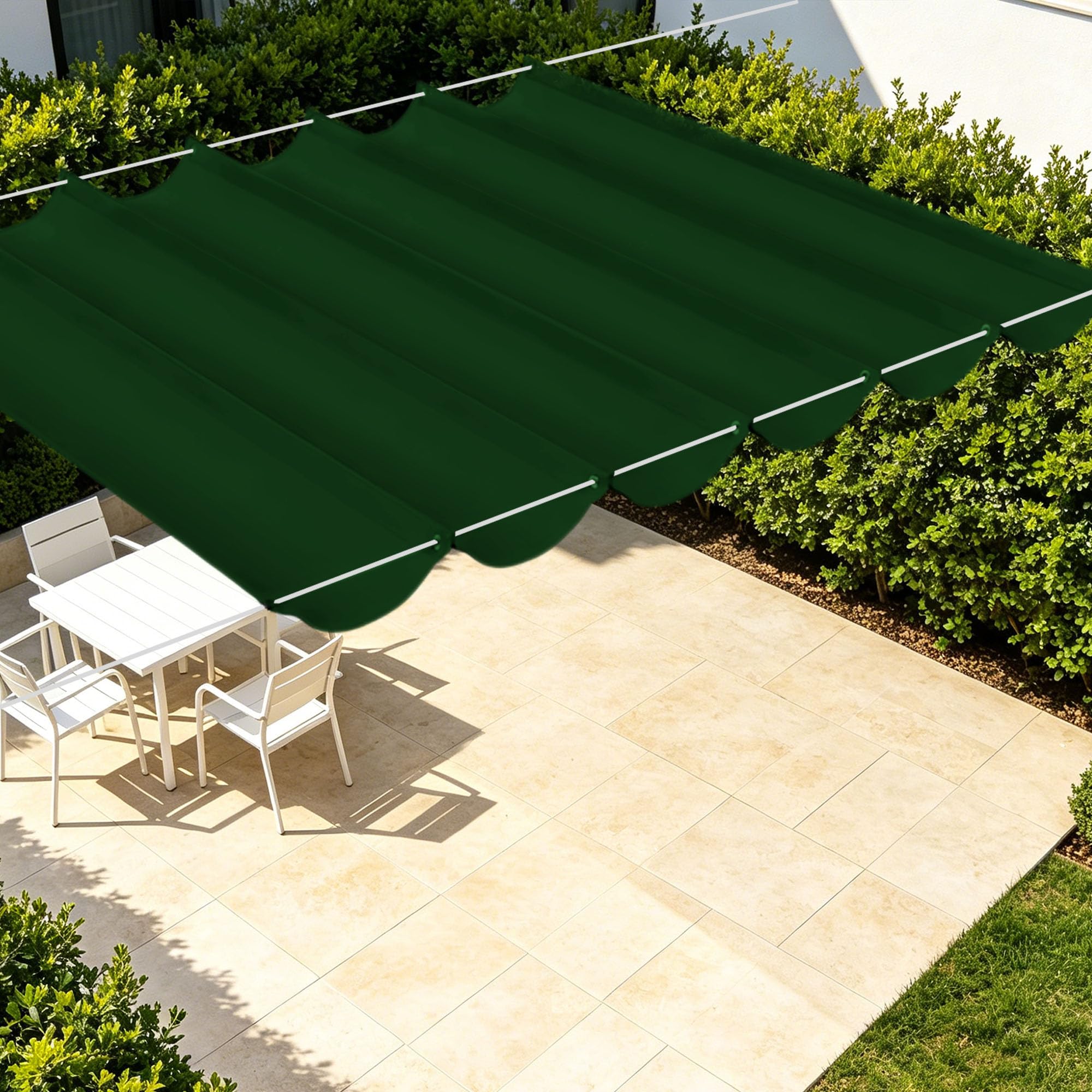 sonnensegel 500x300 Wasserdicht 500 x 300 cm Sonnenschutz Sonnenschutz Und Wetterschutz Markise Reißfest für Garten Balkon Und Terrasse, Dunkelgrün LIZARD SKINS Lenkerband DSP May 2026 Sale Option:Warm Slate Grey SM