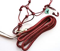 Vista 6 de Star Point Horsemanship Mini-Pony - Juego de 4 cuerdas anudadas y cable de 8 pies con cable rígido, ajustable, de larga duración, hebilla de Lima