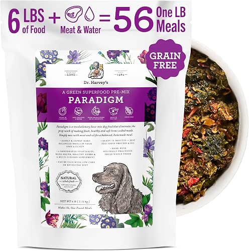 Dr. Harvey's Paradigm Green Superfood Dog Food, Human Grade Dehydrated
